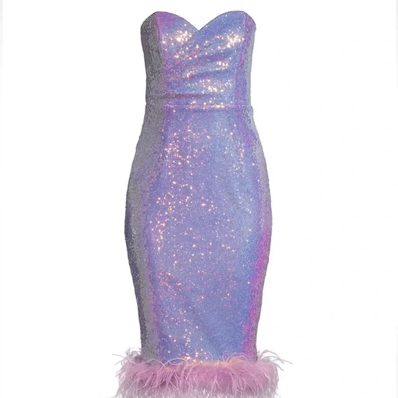 lavish alice purple dress Lavish Alice purple sequin prom/birthday dress